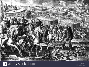 events-ottoman-wars-siege-of-vienna-1529-retreat-of-the-ottoman-army-BKA21Y